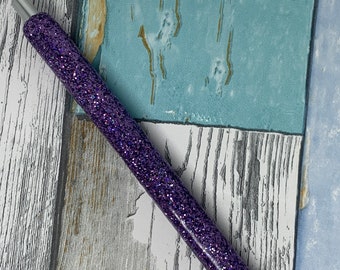 Resin Glitter Pen - Black Ink