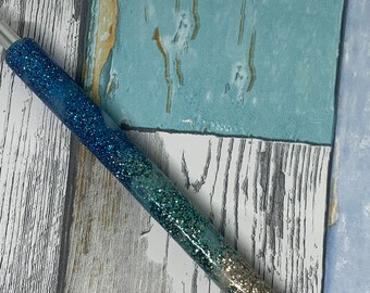 Resin Glitter Pen - Black Ink