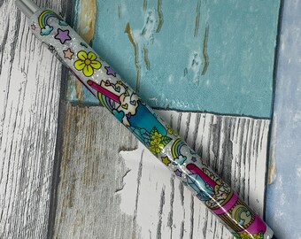 Resin Glitter Pen - Black Ink