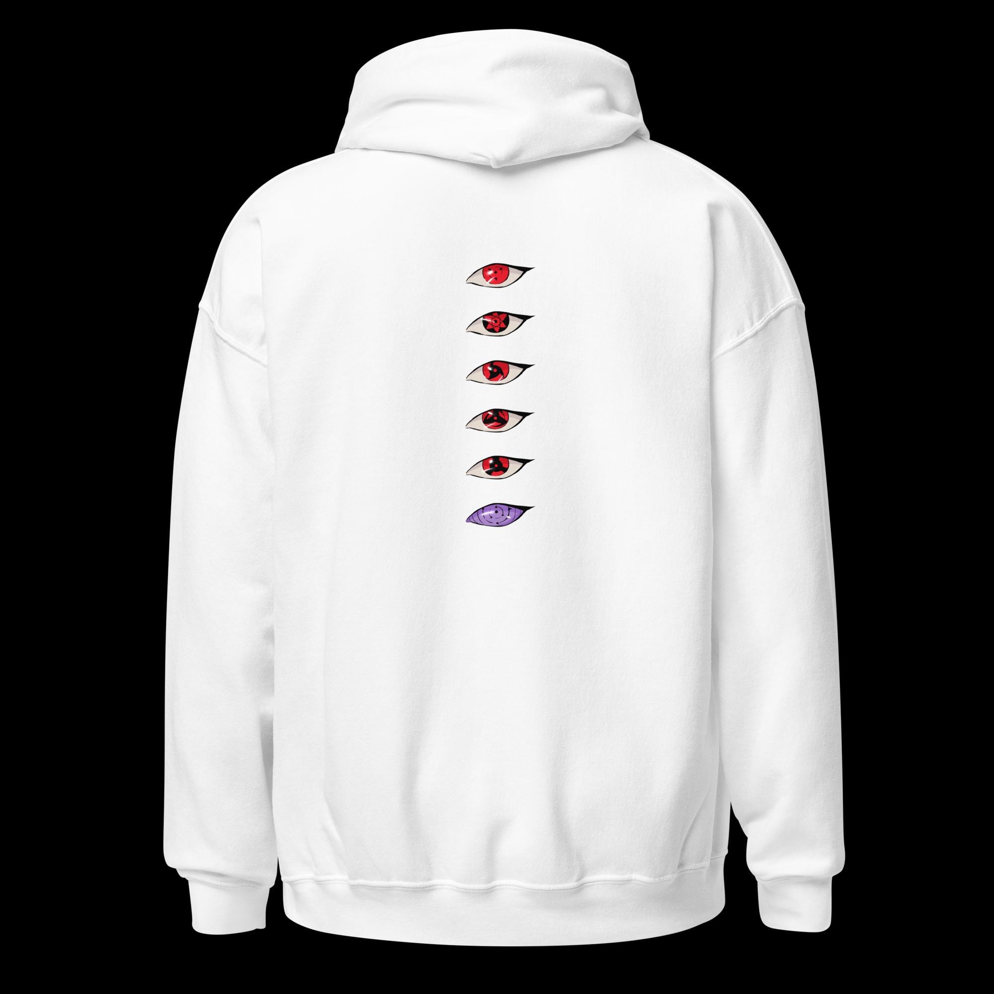 Embroidered Sweatshirt Itachi Eyes Hoodie Itachi Hoodie Embroidered UK