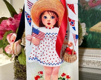 Celebrate in Red, White & Blue, Miss Independence - A Summer 4th of July Print