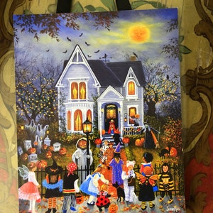 Halloween House Art Print, Halloween Decor, Halloween By Susan Rios, Halloween Decoration