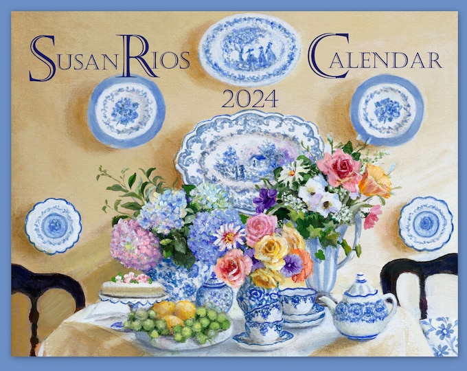 SALE New Susan Rios 2024 Calendar Very Few Left Artist Calendar 20%