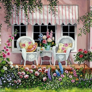 Pink 2024 wicker chair