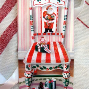 Santa's Chair Miniprint - Etsy