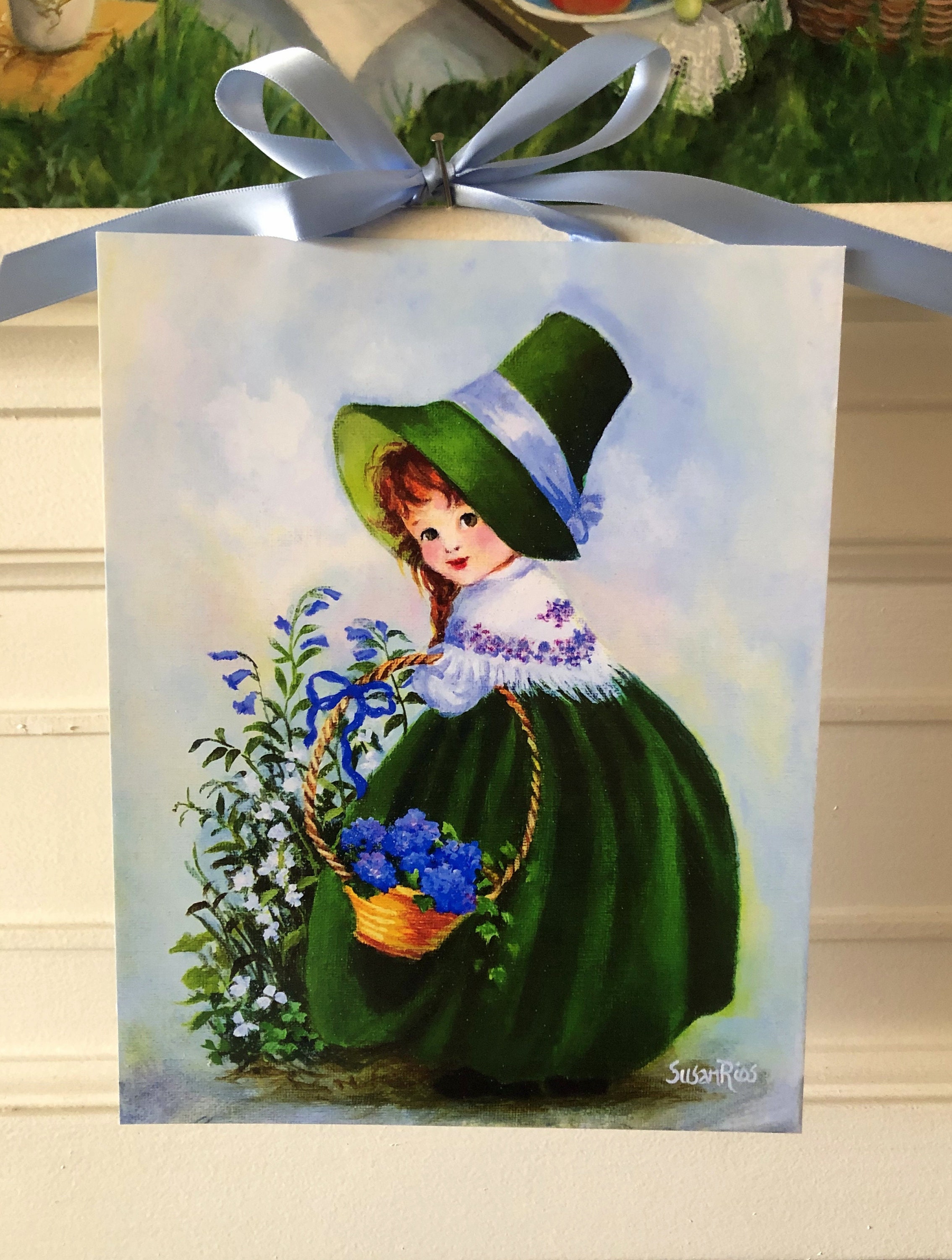 Décalcomanies Pour Céramique - Fille Irlandaise Avec Bordure Surémaillée - Captive Decals