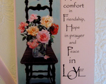 Chair and Roses QuoteHanger