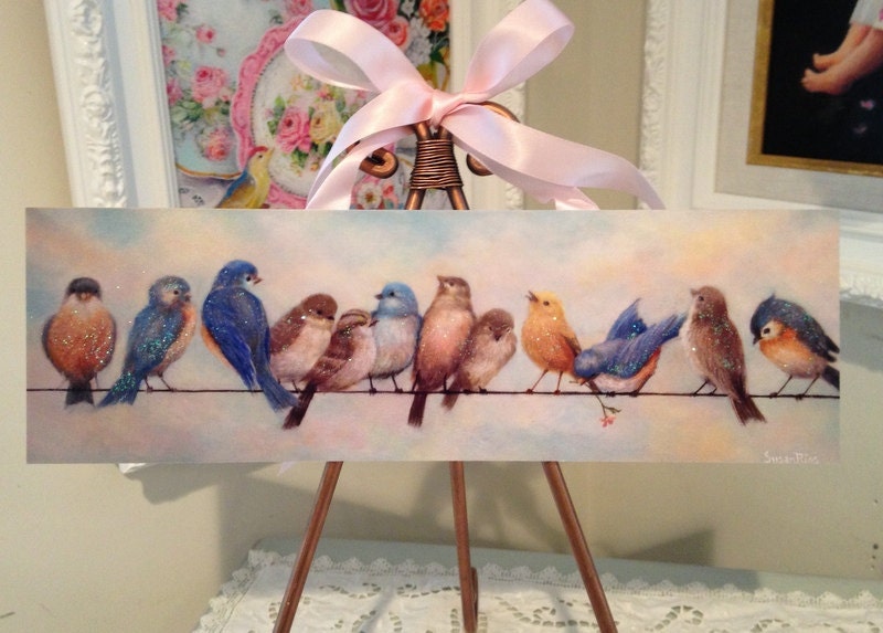 Bird Print Bird Art Bird Decor Bird Decoration Panel of | Etsy
