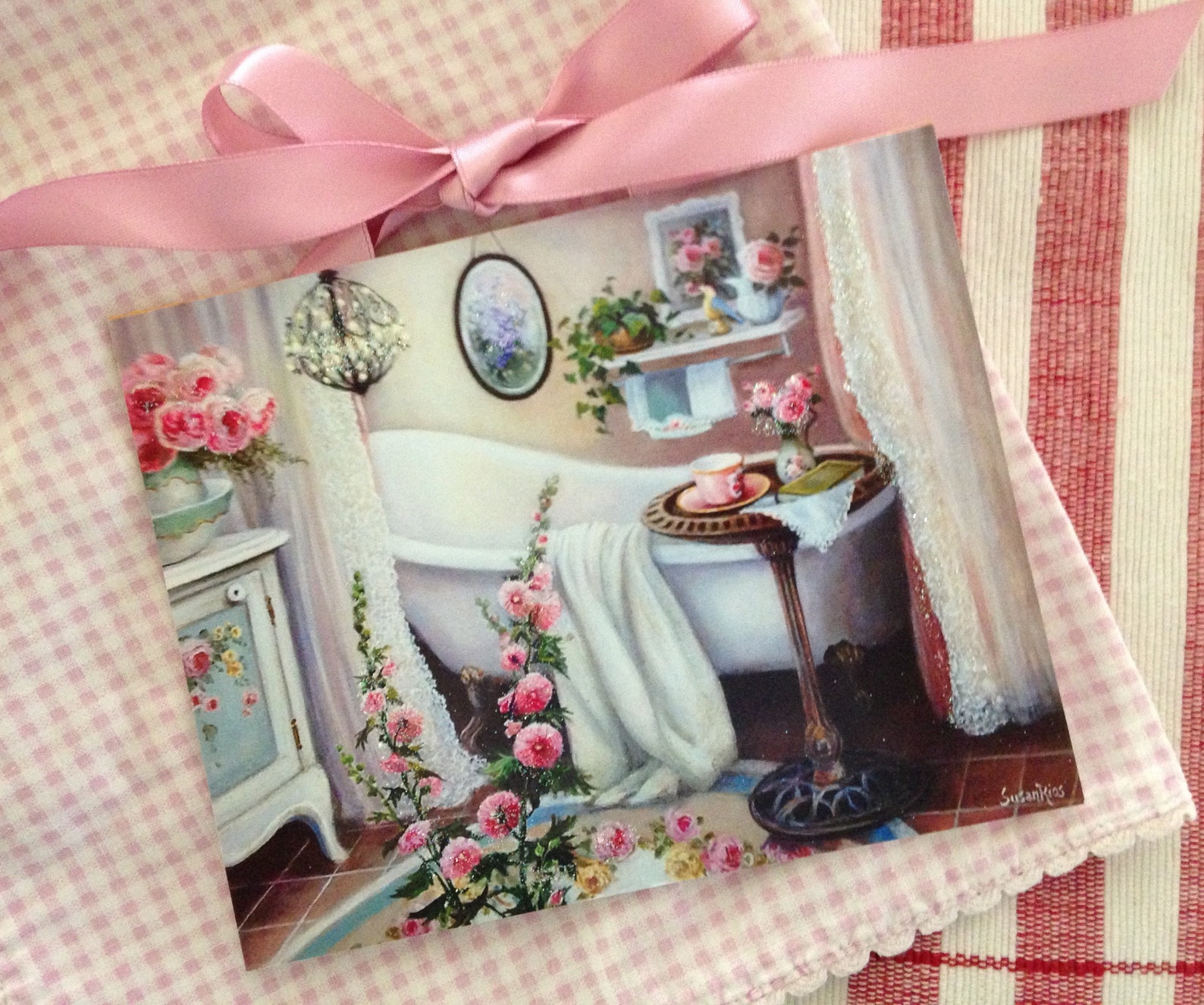 Vintage Bathroom Decor Vintage Bathtub Art Vintage Wall - Etsy
