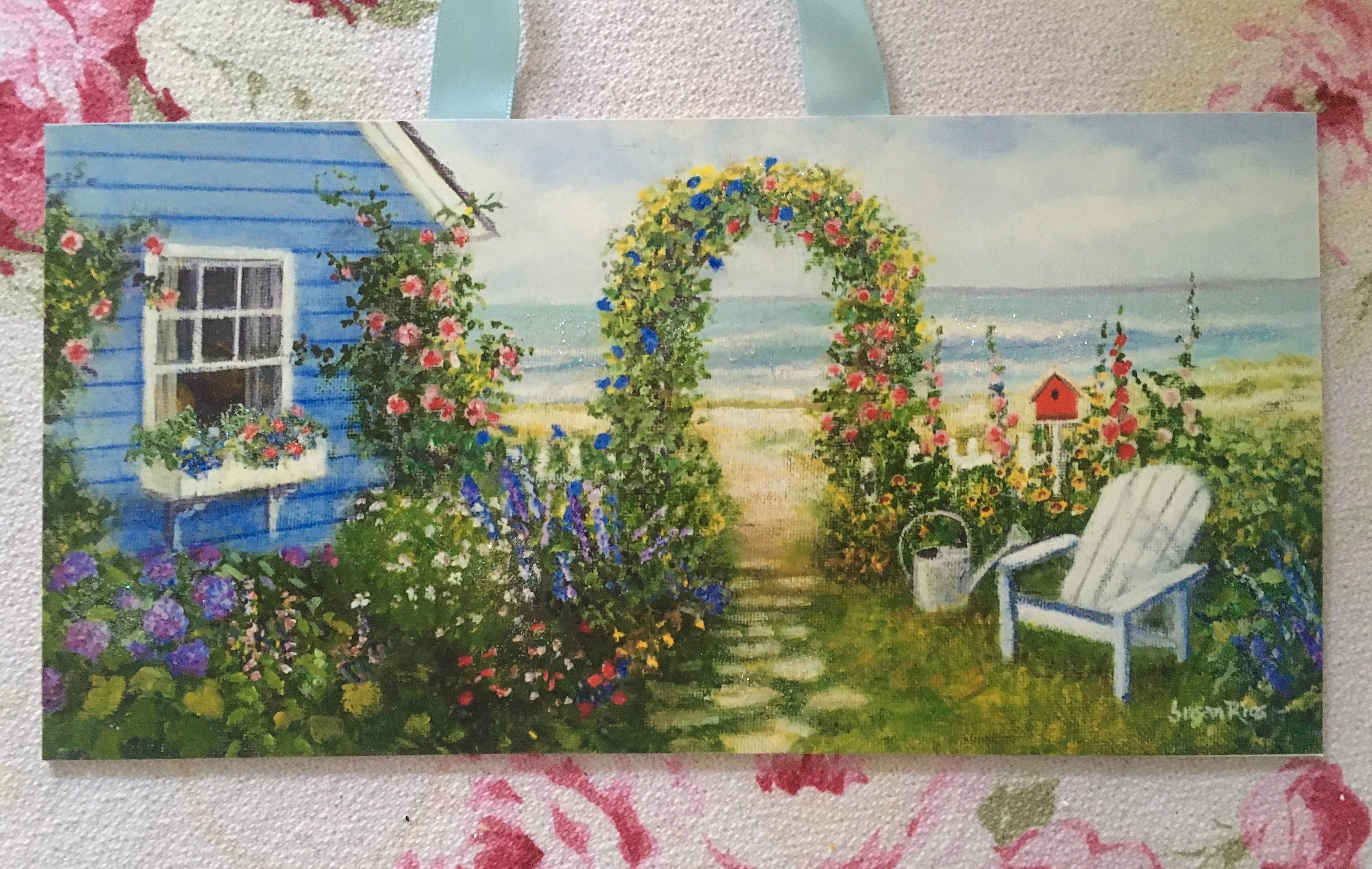 Ocean Cottage Decor Seaside Cottage Art Print Coastal Art Etsy