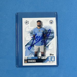 Josko Gvardiol signierte Match Attax Karte mit COA