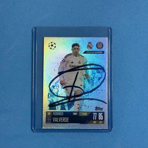 Federico Tailorde signierte Match Attax Karte mit COA