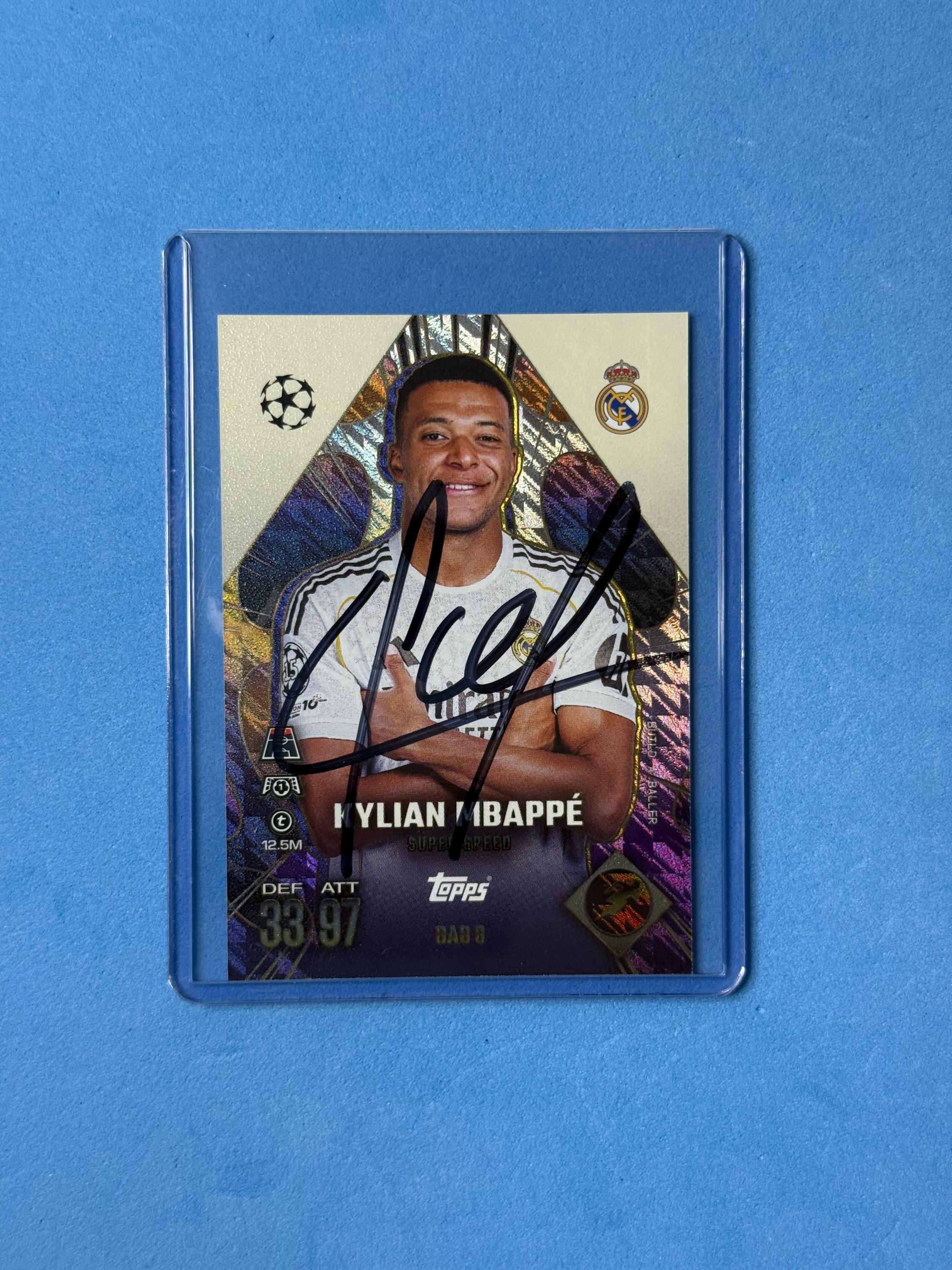 Mbappe Signature Card - Etsy