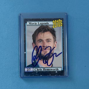 "Movie Legends" ""Movie Legends"" Sammelkarte mit Echtheitszertifikat, signiert und signiert."