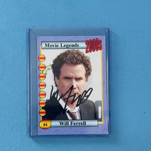 Will Ferrell signierte Sammelkarte 'Movie Legends' Sammelkarte mit COA