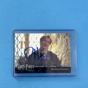 David Thewlis signierte Sammelkarte 'Movie Legends' Sammelkarte mit COA