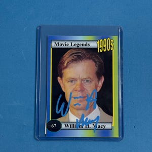 William H. Macy Signed Collectible &#39;Movie Legends&#39; Trading Card with COA