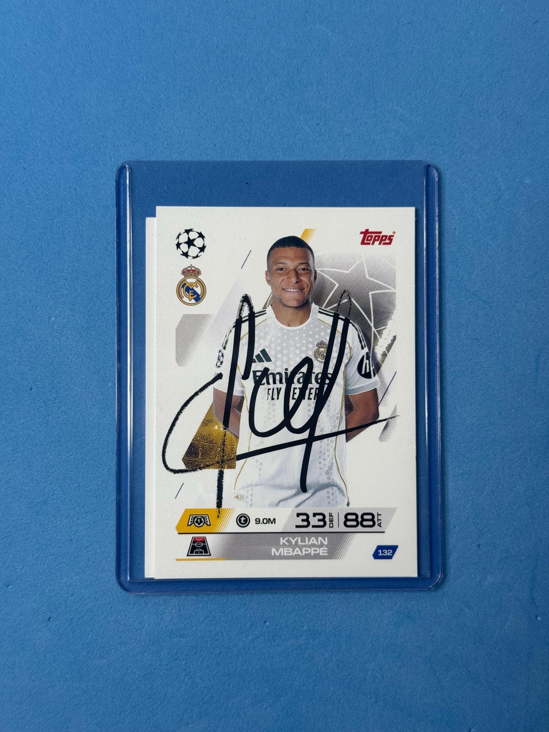 Kylian Mbappe Signed Card - Etsy