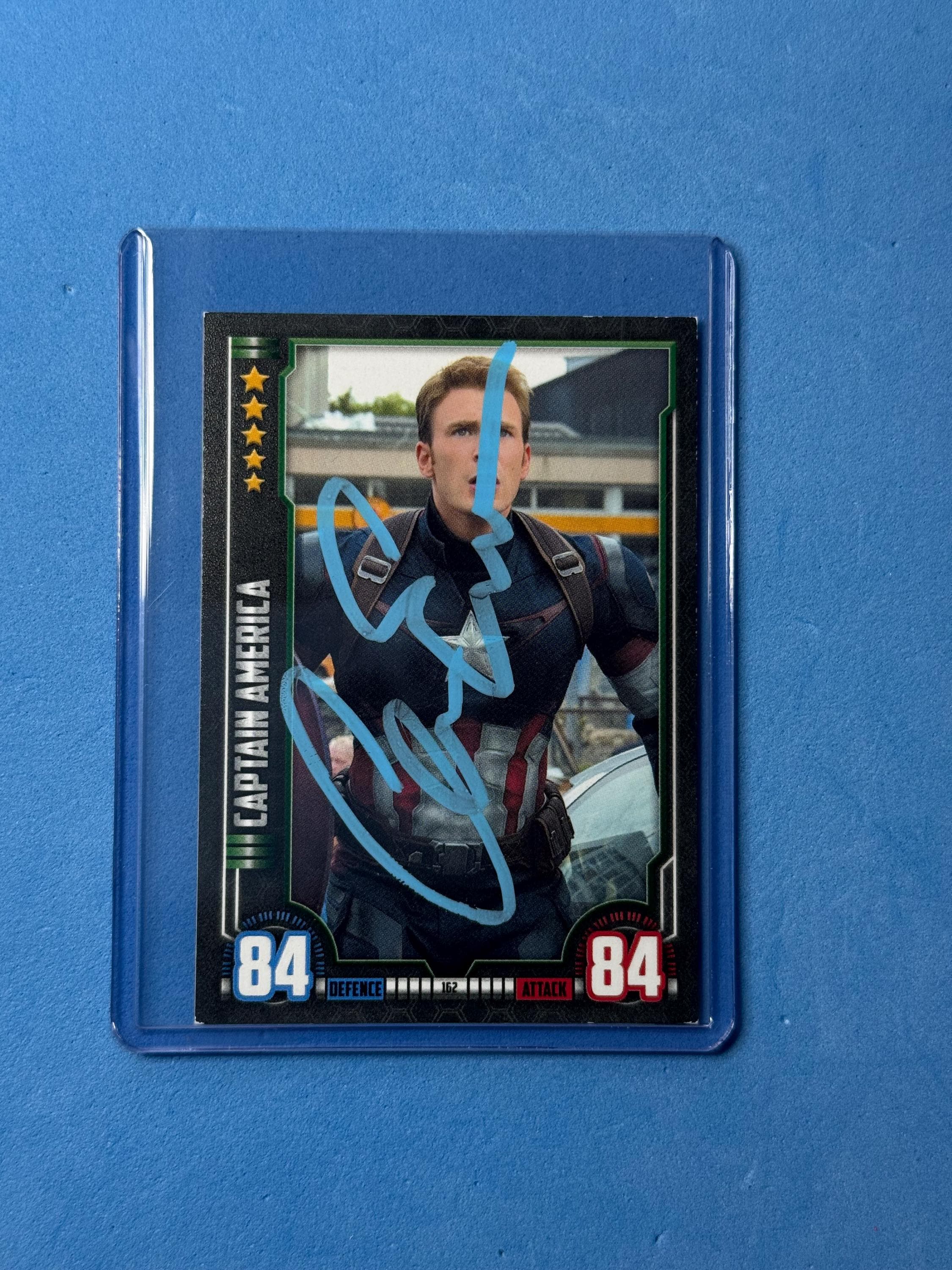 キャプテンアメリカ　ソー　サインカード Avengers Signed - Etsy UK