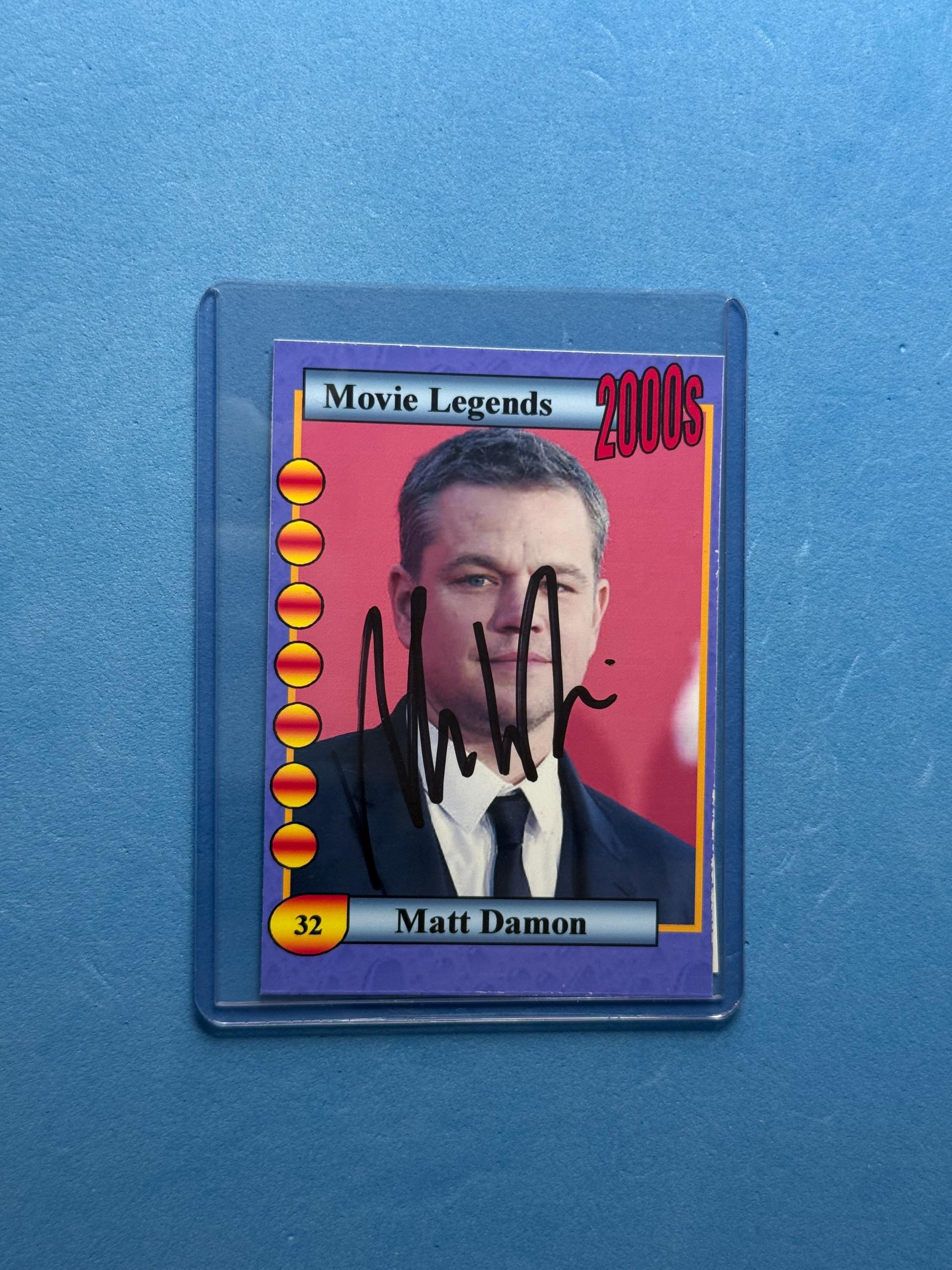 Matt Damon Signed - Etsy