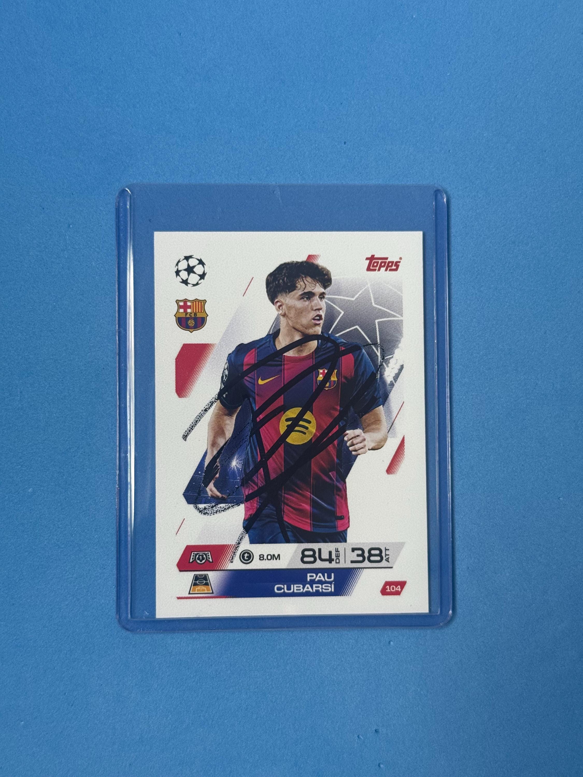 Pau Cubarsi出品 Pau Cubarsi Signed Match Attax Card With COA - Etsy