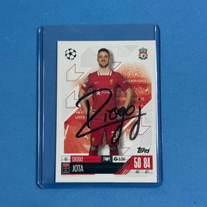 Diogo Jota Signed Match Attax Card With COA - Etsy