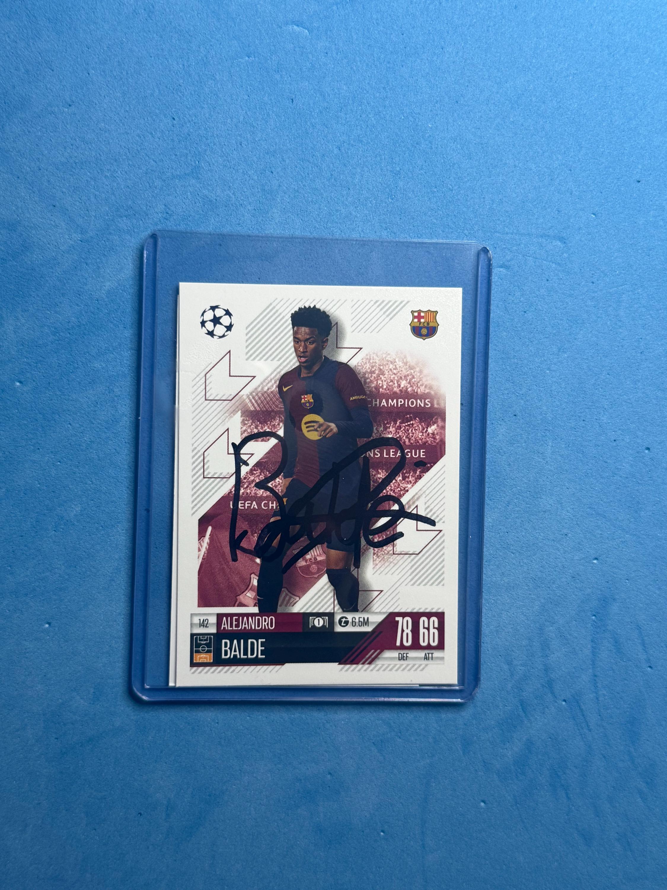 Alejandro Balde様 リクエスト 2点 まとめ商品 Alejandro Balde Signed Match Attax Card With COA - Etsy