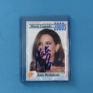 Kate Beckinsale signierte Sammelkarte 'Movie Legends' Sammelkarte mit COA