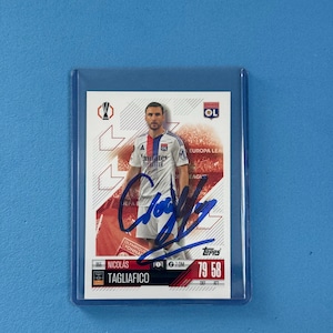 Nicolas Tagliafico signierte Match Attax Karte mit Echtheitszertifikat