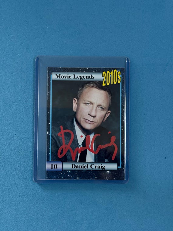 ダニエル・クレイグ 直筆サインフォト/写真 007 Daniel Craig 007
