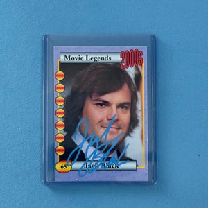 Jack Black signierte Sammelkarte 'Movie Legends' Sammelkarte mit COA