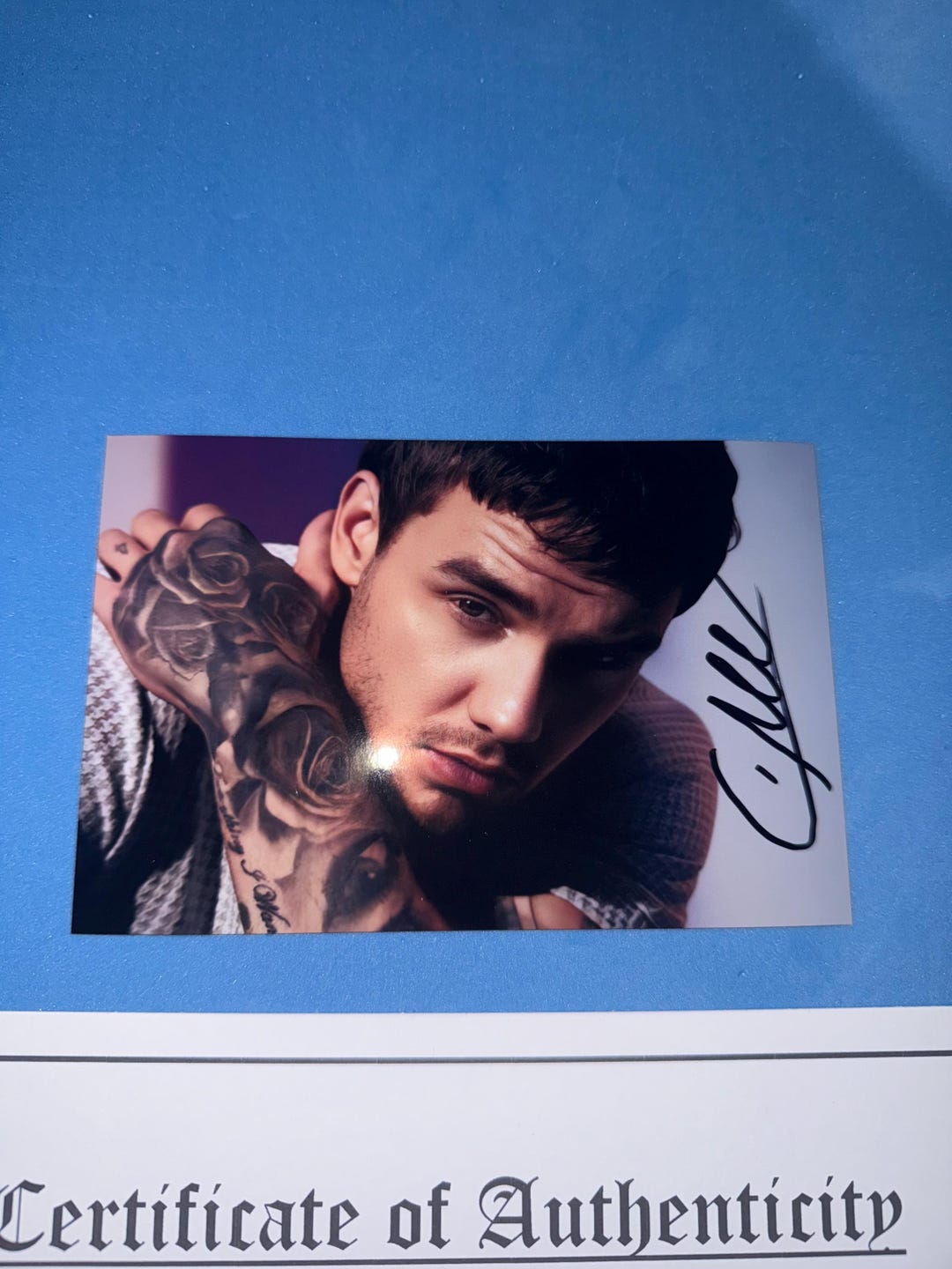 Liam Payne Signed Portrait Photo With COA - Etsy