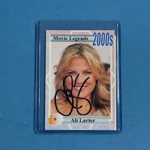 Ali Larter Signed Collectible &#39;Movie Legends&#39; Trading Card with COA