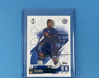リーバイ・コルウィル直筆サイン入りマッチ・アタックスカード（COA