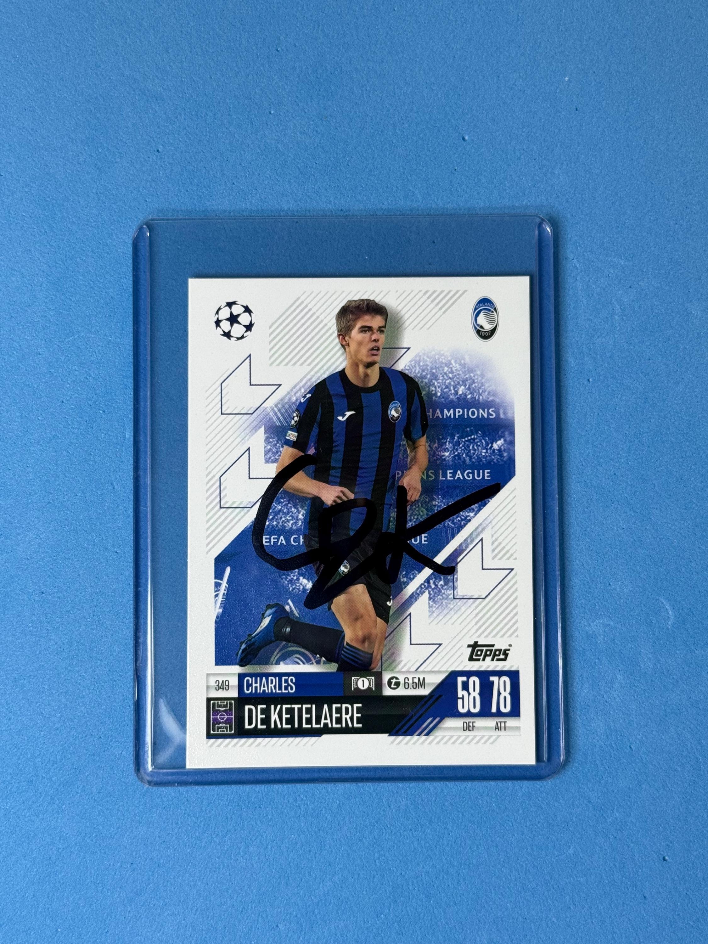 シャルル・ド・ケテラエール直筆サイン入りマッチ・アタックスカード