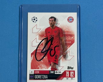 Leon Goretzka Signed Match Attax Card With COA - Etsy
