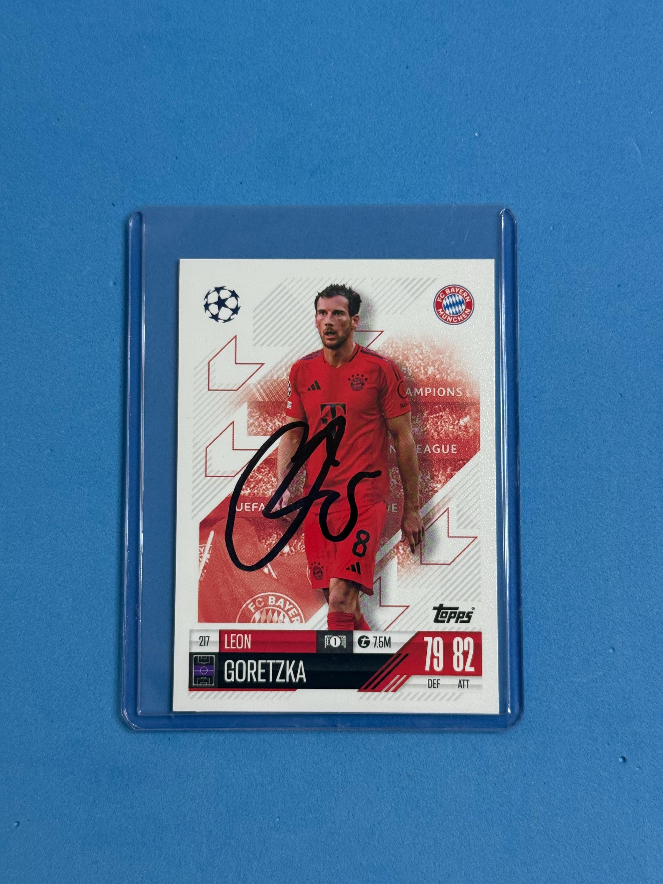 Leon Goretzka Signed Match Attax Card With COA - Etsy