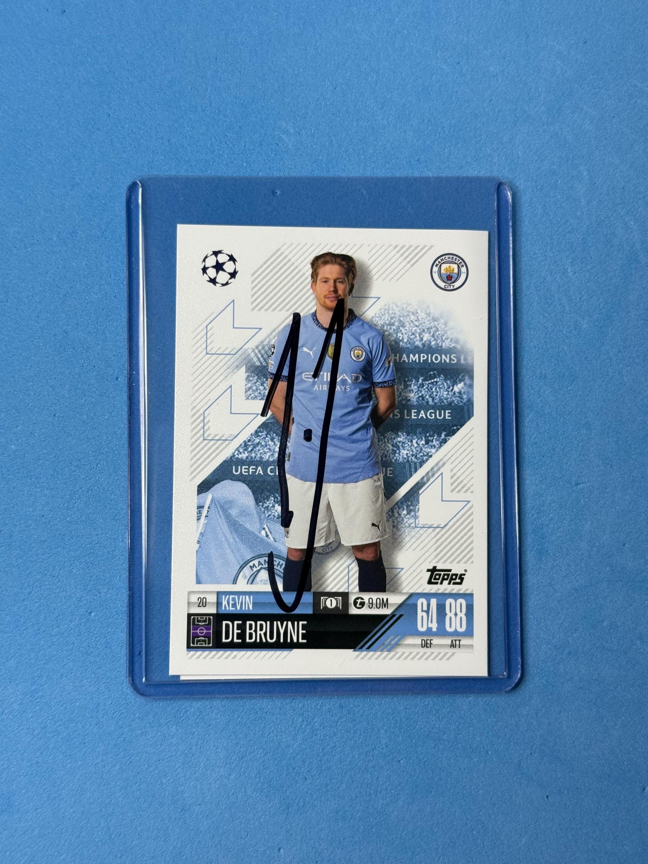 Kevin De Bruyne Signed - Etsy