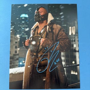 Tom Hardy Signed The Dark Knight Rises 10”x8” Photo with COA