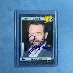 Bryan Cranston Sammelkarte 'Movie Legends' Sammelkarte mit COA signiert