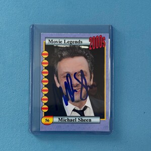 Michael Sheen signierte Sammelkarte 'Movie Legends' Sammelkarte mit COA