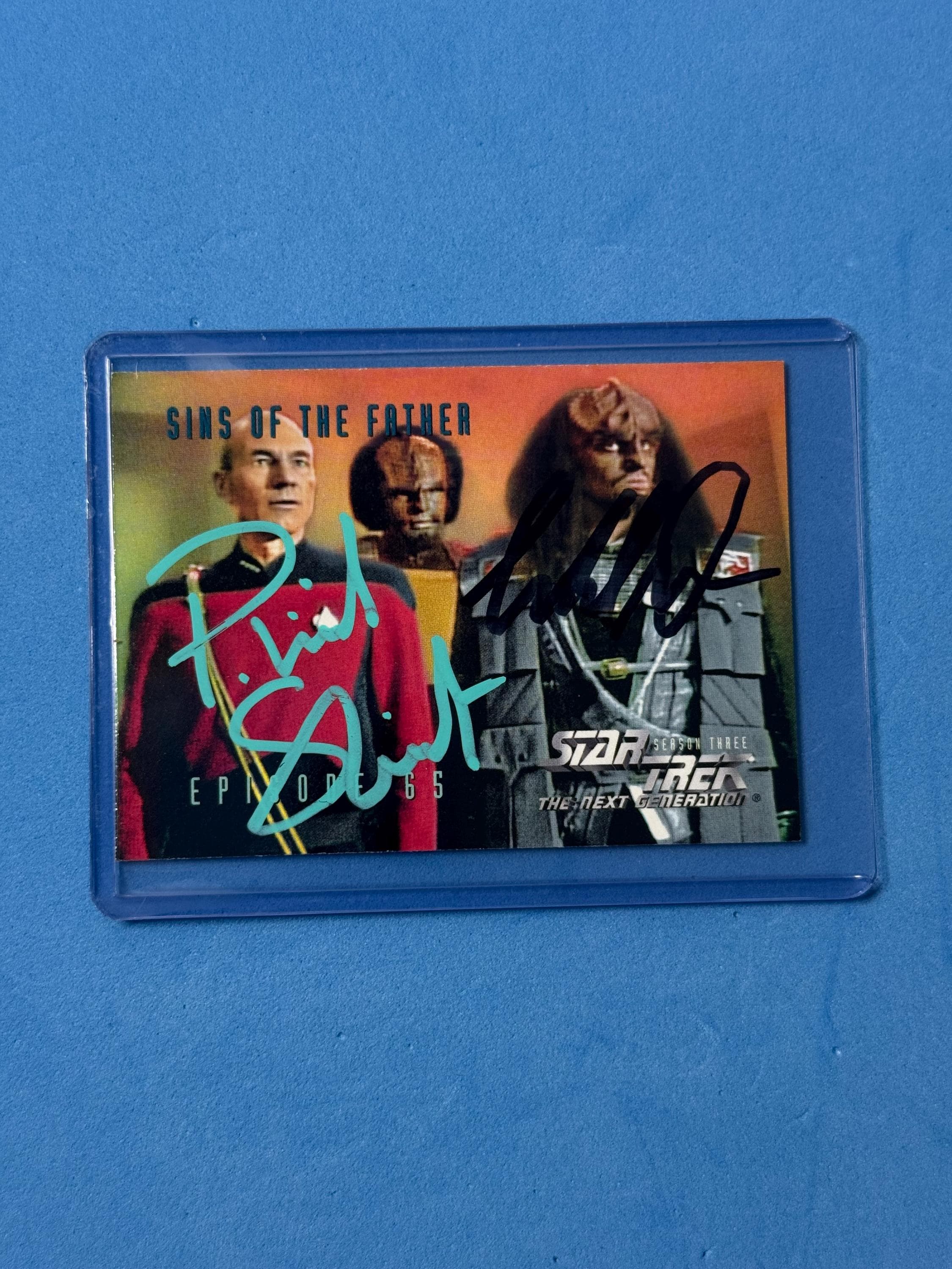 Star trek autographs - Etsy 日本