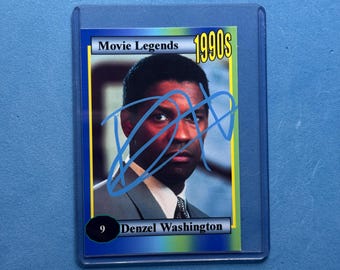Denzel Washington Signed 8x10 Photo W/ Hologram Coa - Etsy