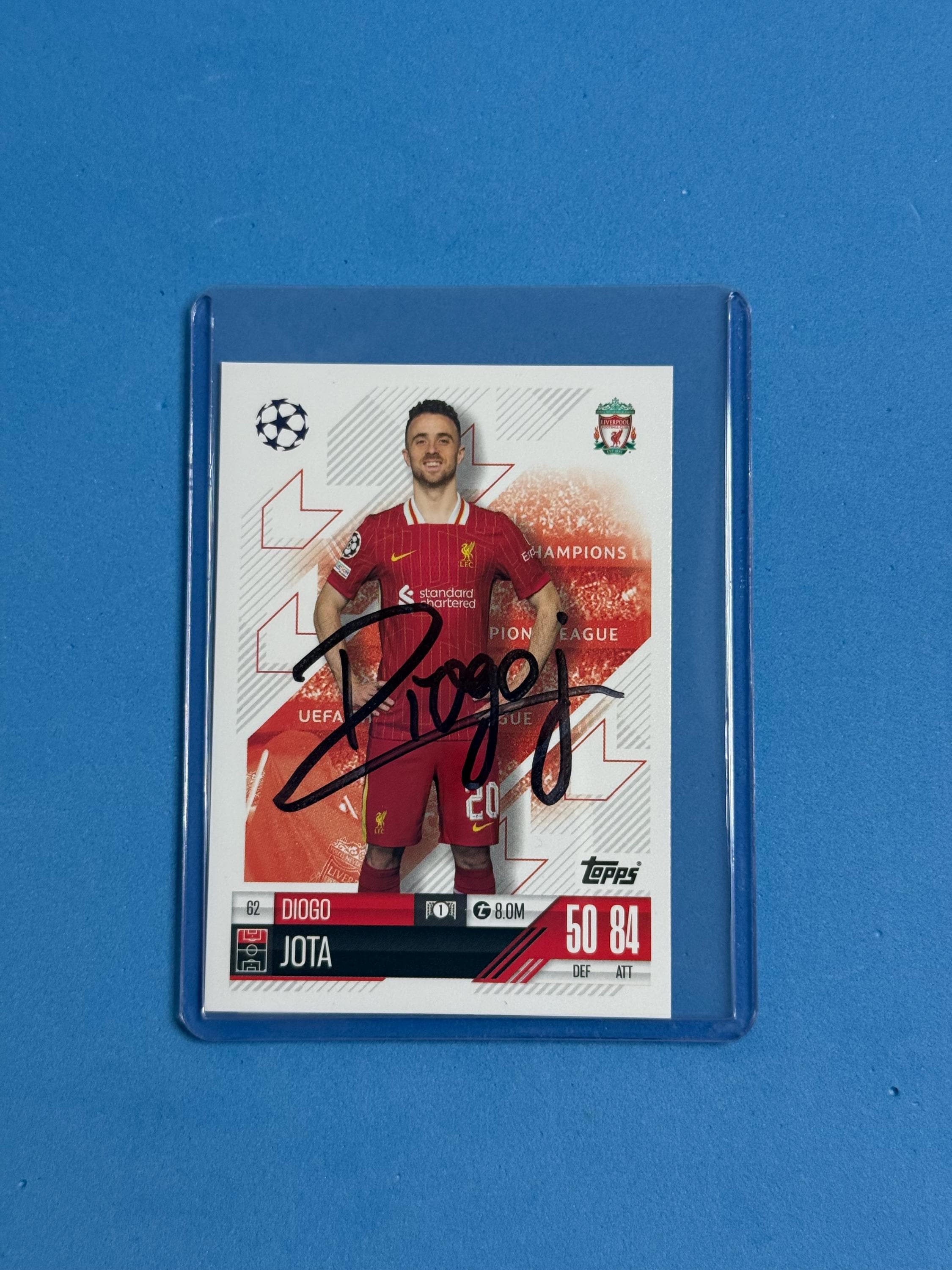 Diogo Jota Signed Match Attax Card With COA - Etsy Finland