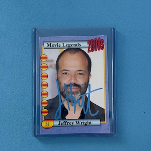Jeffrey Wright signierte Sammelkarte 'Movie Legends' Sammelkarte mit COA