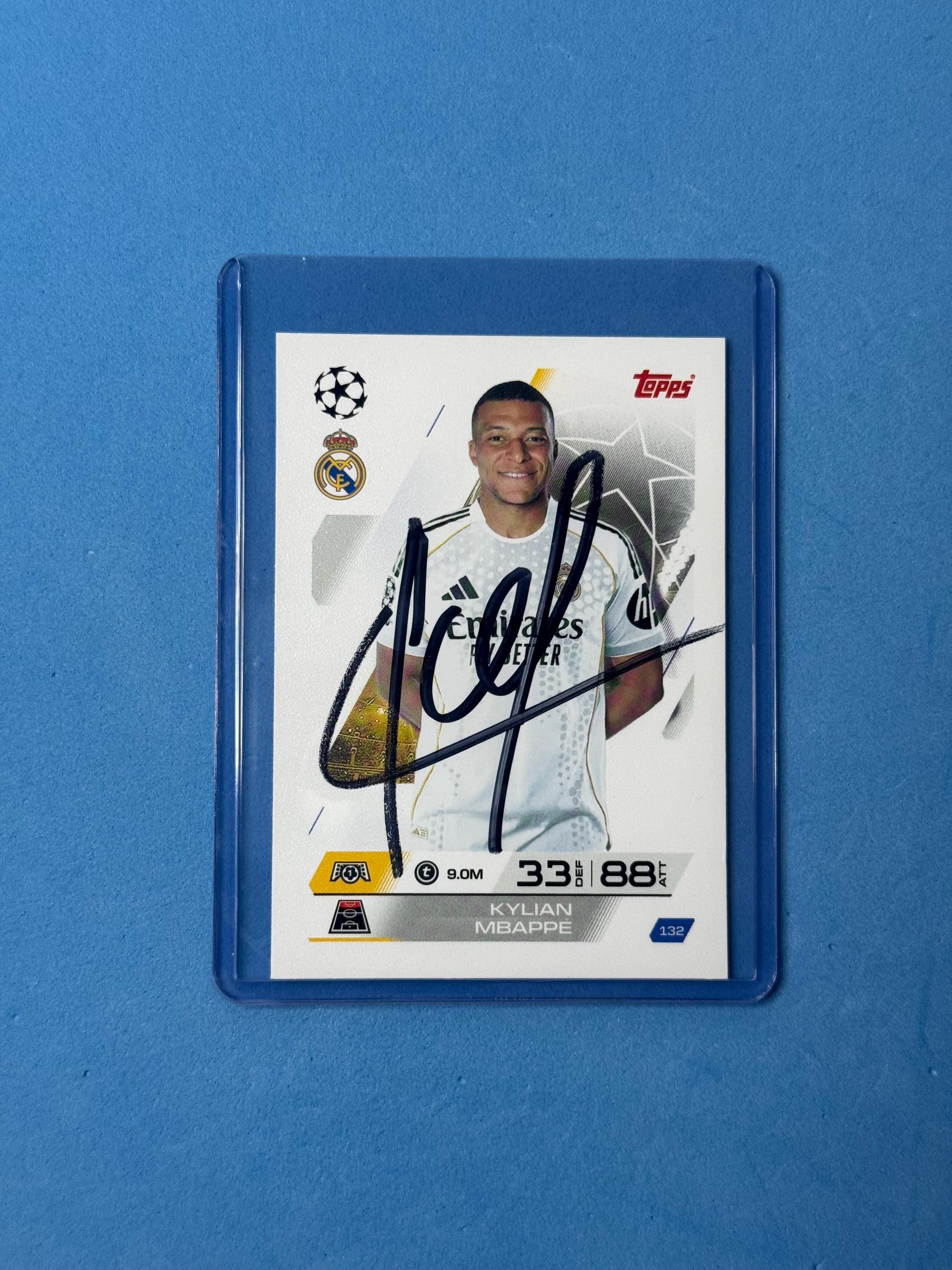 Kylian Mbappe Signed Card - Etsy