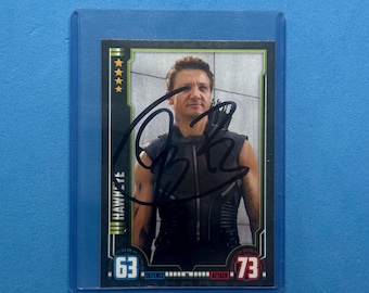 JEREMY RENNER SIGNED Photo - Avengers, S.W.A.T., American Hustle W/coa