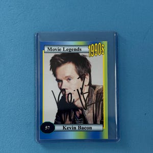 "Kevin Bacon Sammelkarte ""Movie Legends"" mit signiertem COA."