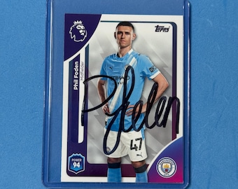 フィル・フォーデン直筆サインカード 新品同様。 - Etsy 日本