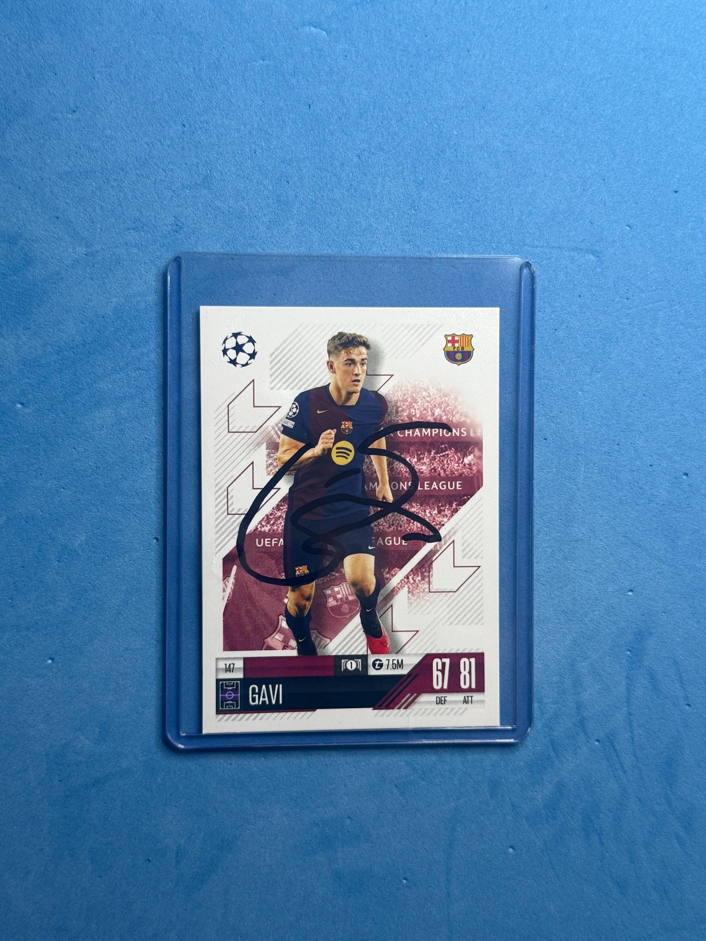 Gavi Signed Match Attax Card With COA - Etsy Gavi Signed Match Attax Card With COA - Etsy
